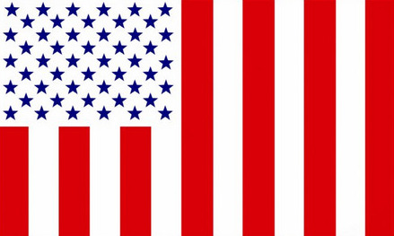 The United States of America Civilian Peacetime Flag